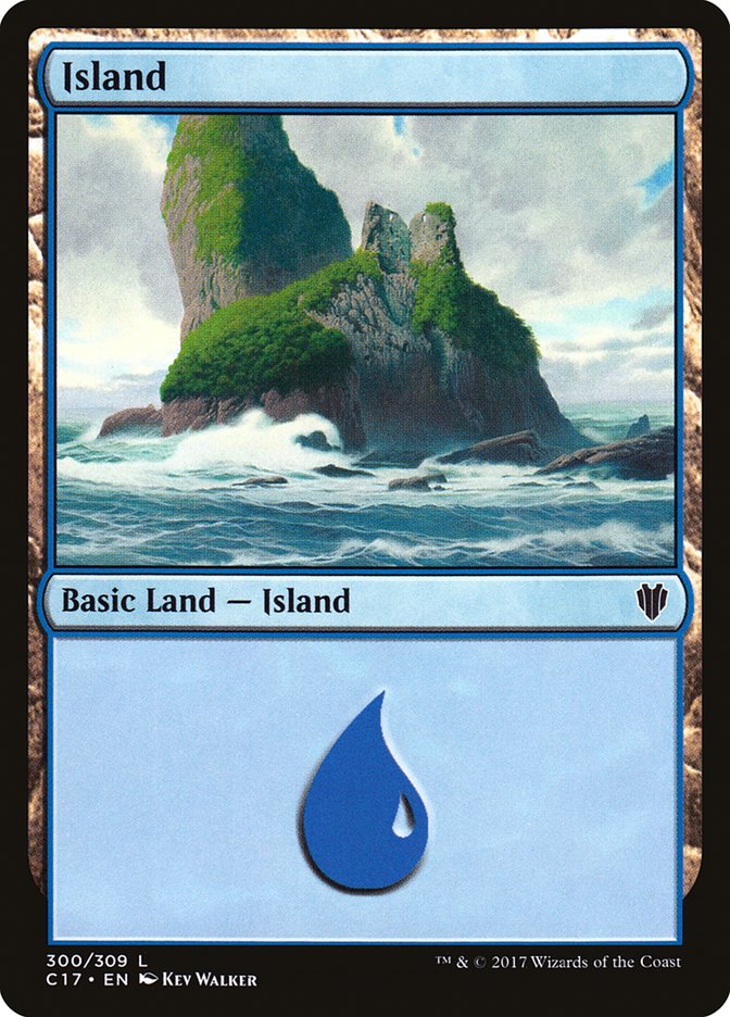 Island (300) [Commander 2017] | Galaxy Games LLC