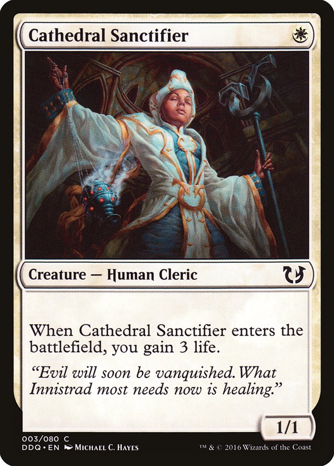 Cathedral Sanctifier [Duel Decks: Blessed vs. Cursed] | Galaxy Games LLC
