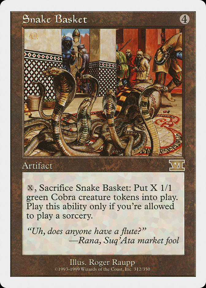 Snake Basket [Classic Sixth Edition] | Galaxy Games LLC