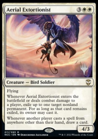 Aerial Extortionist (Promo Pack) [Streets of New Capenna Commander Promos] | Galaxy Games LLC