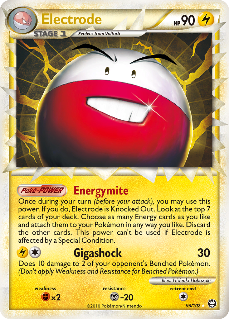 Electrode (93/102) [HeartGold & SoulSilver: Triumphant] | Galaxy Games LLC