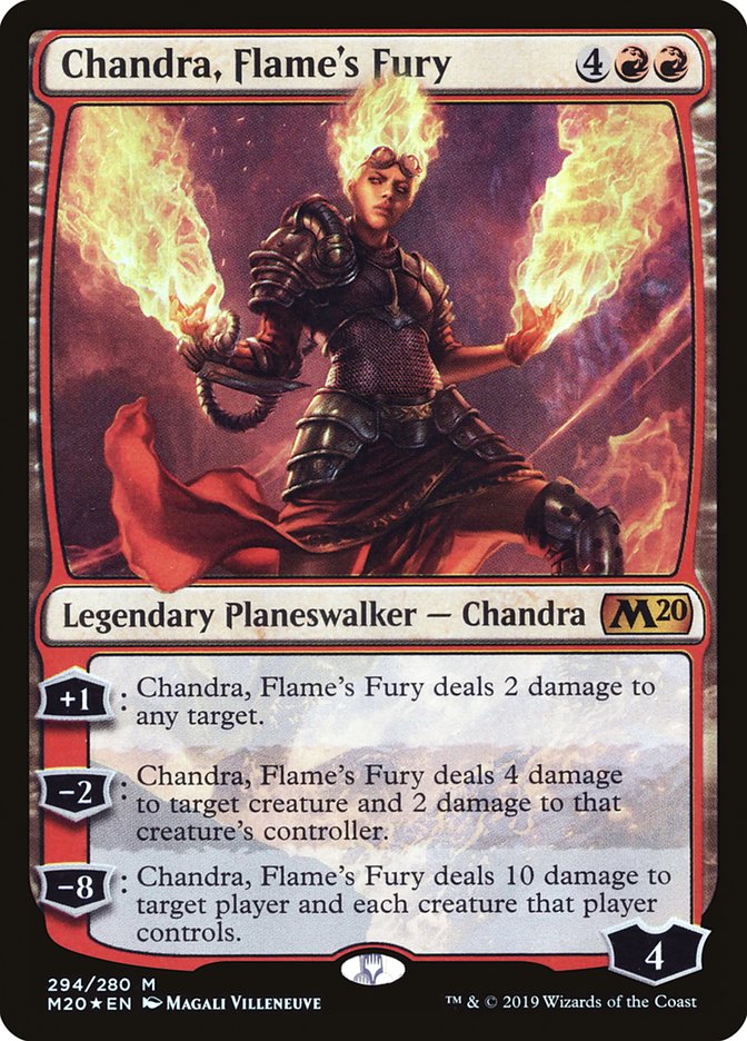 Chandra, Flame's Fury [Core Set 2020] | Galaxy Games LLC