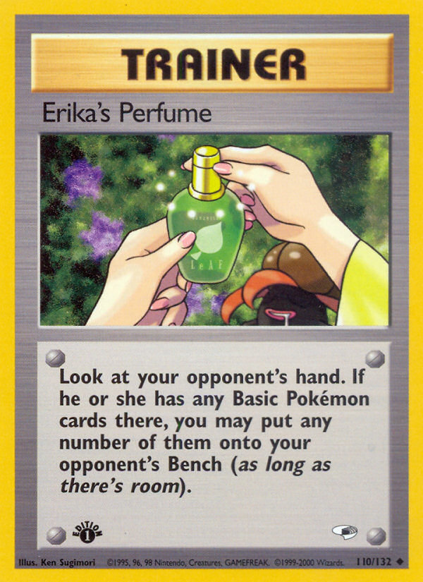 Erika's Perfume (110/132) [Gym Heroes 1st Edition] | Galaxy Games LLC