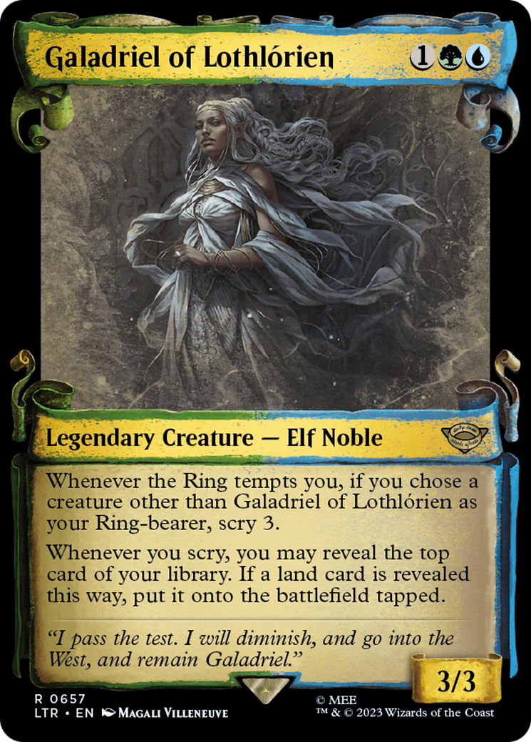 Galadriel of Lothlorien [The Lord of the Rings: Tales of Middle-Earth Showcase Scrolls] | Galaxy Games LLC