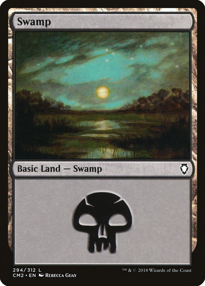 Swamp (294) [Commander Anthology Volume II] | Galaxy Games LLC