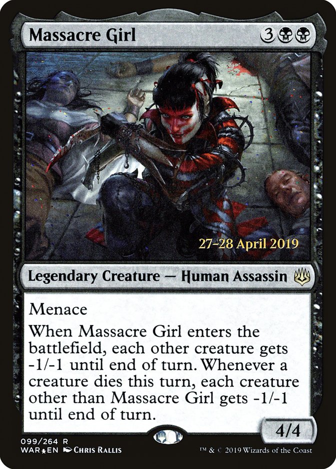 Massacre Girl [War of the Spark Prerelease Promos] | Galaxy Games LLC