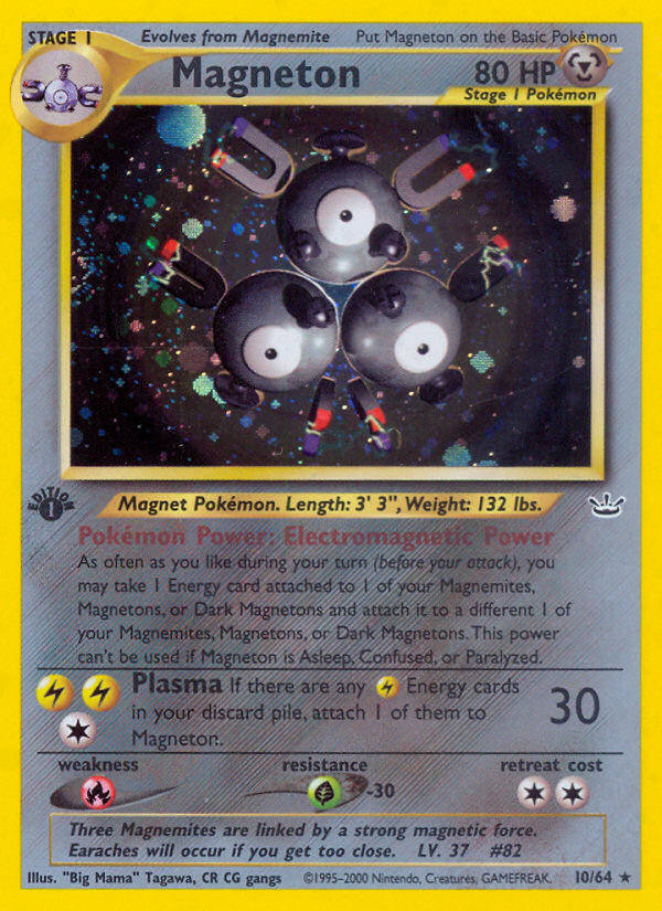 Magneton (10/64) [Neo Revelation 1st Edition] | Galaxy Games LLC