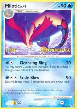 Milotic (70/147) (Staff Prerelease Promo) [Nintendo: Black Star Promos] | Galaxy Games LLC