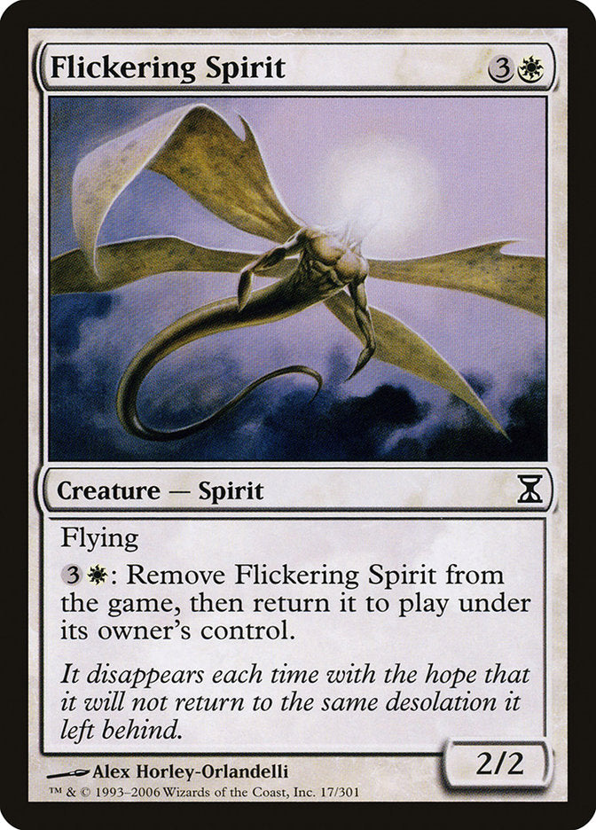 Flickering Spirit [Time Spiral] | Galaxy Games LLC