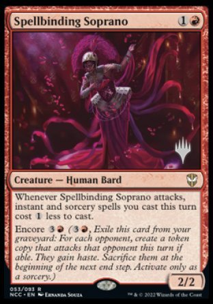 Spellbinding Soprano (Promo Pack) [Streets of New Capenna Commander Promos] | Galaxy Games LLC