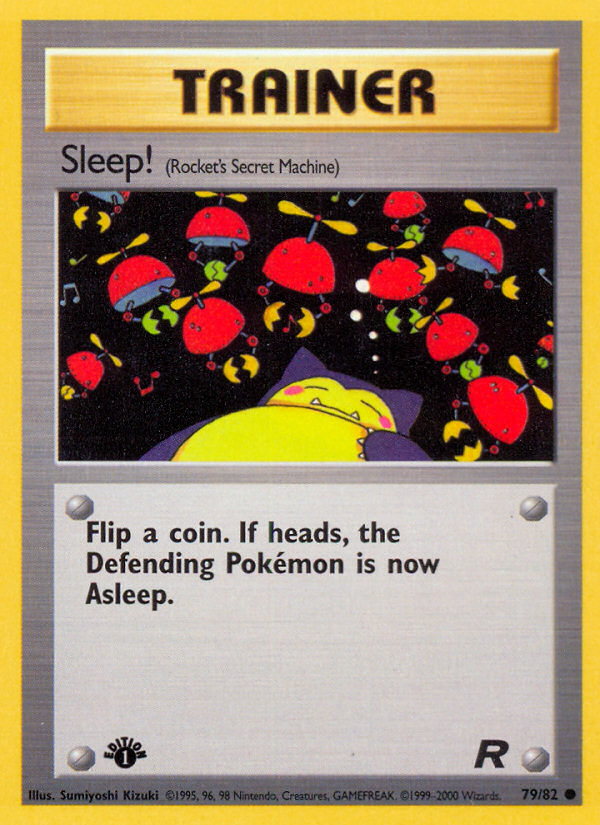 Sleep! (79/82) [Team Rocket 1st Edition] | Galaxy Games LLC