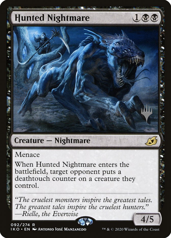 Hunted Nightmare (Promo Pack) [Ikoria: Lair of Behemoths Promos] | Galaxy Games LLC