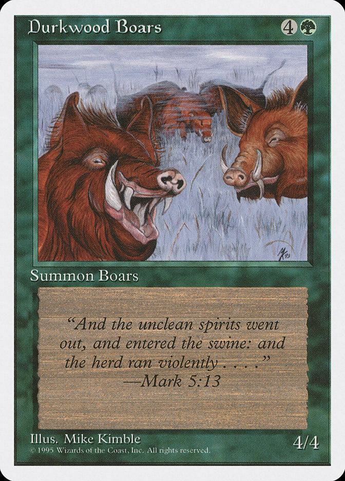 Durkwood Boars [Fourth Edition] | Galaxy Games LLC