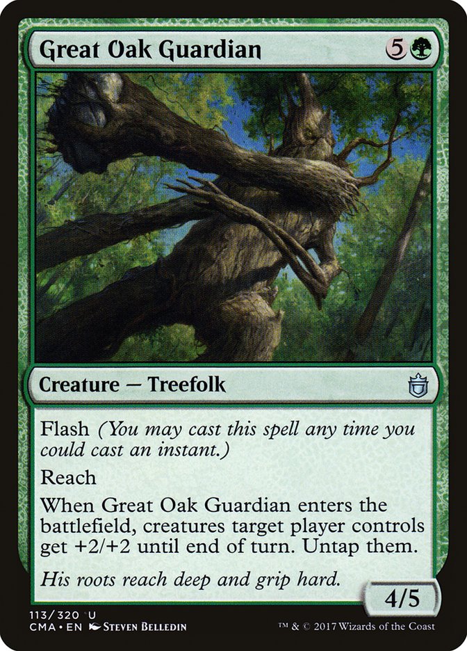 Great Oak Guardian [Commander Anthology] | Galaxy Games LLC