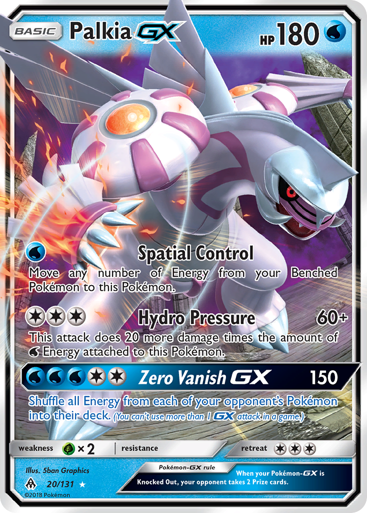 Palkia GX (20/131) [Sun & Moon: Forbidden Light] | Galaxy Games LLC