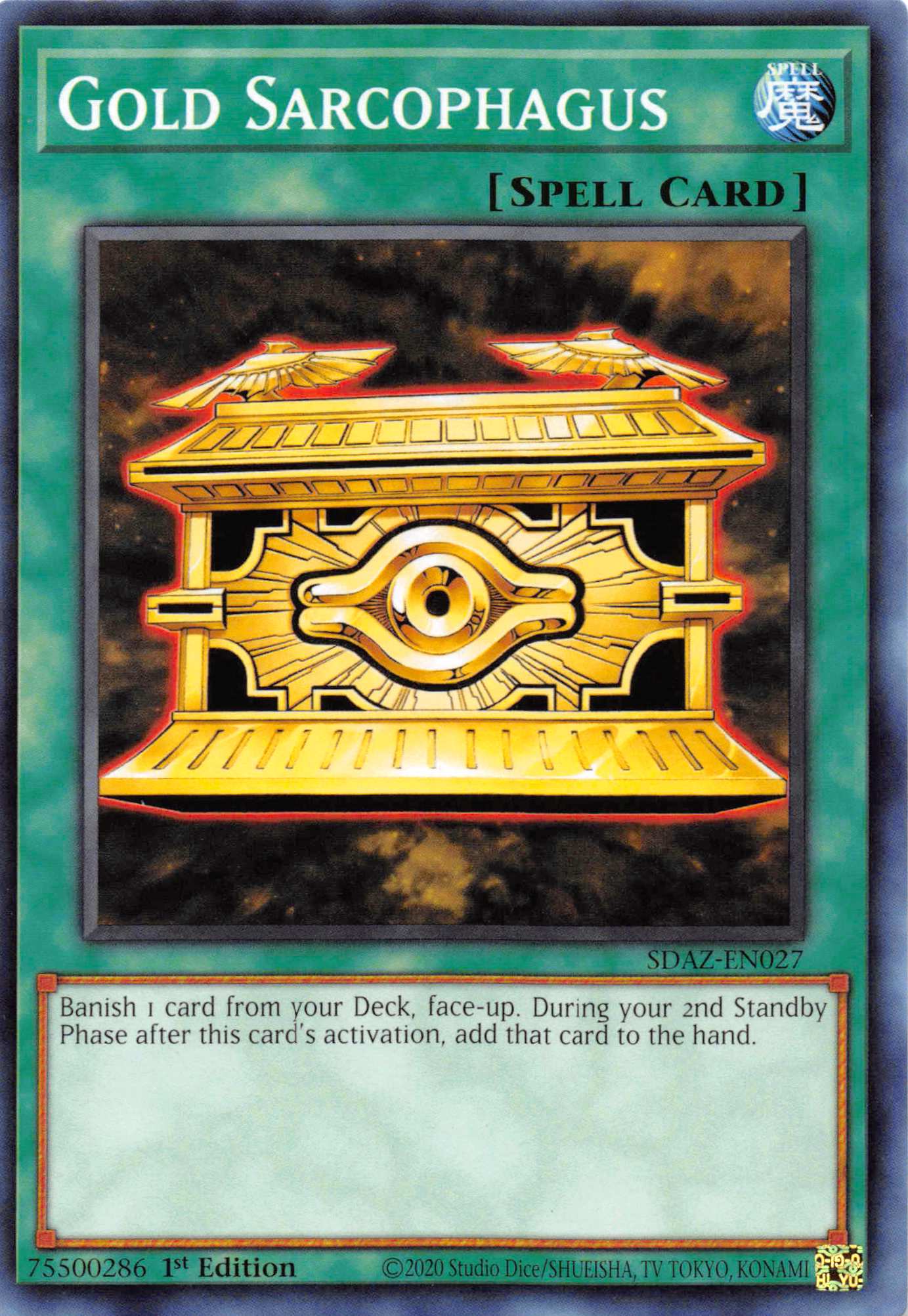 Gold Sarcophagus [SDAZ-EN027] Common | Galaxy Games LLC