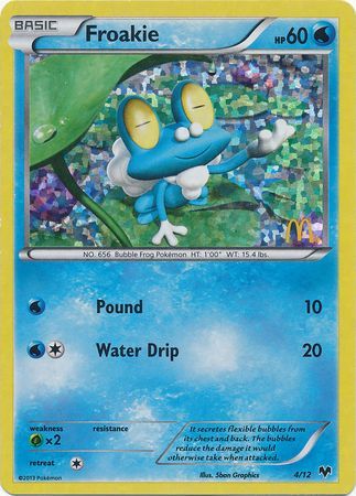 Froakie (4/12) [McDonald's Promos: 2014 Collection] | Galaxy Games LLC