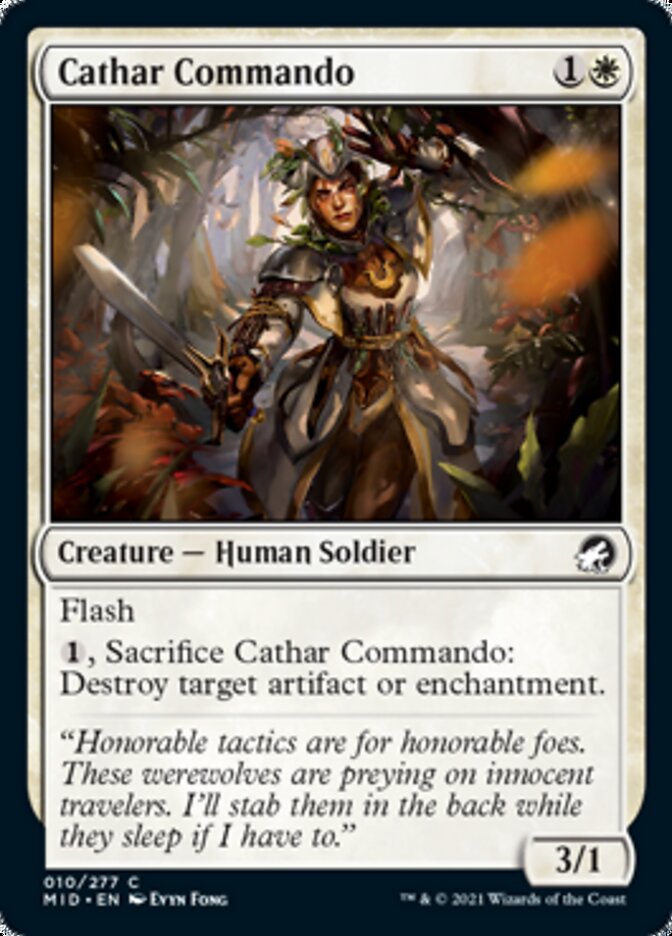 Cathar Commando [Innistrad: Midnight Hunt] | Galaxy Games LLC