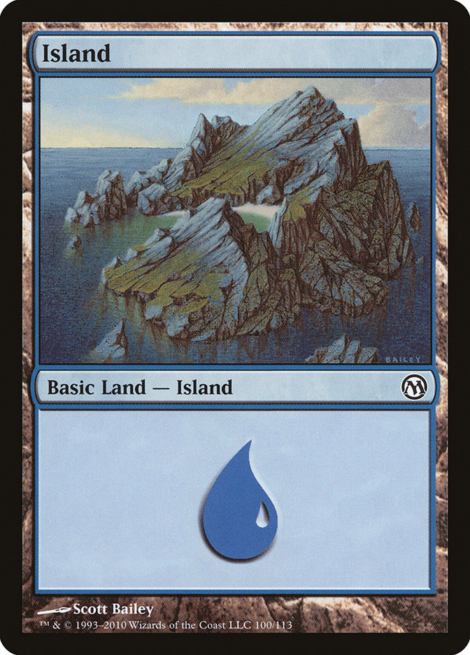Island (100) [Duels of the Planeswalkers] | Galaxy Games LLC