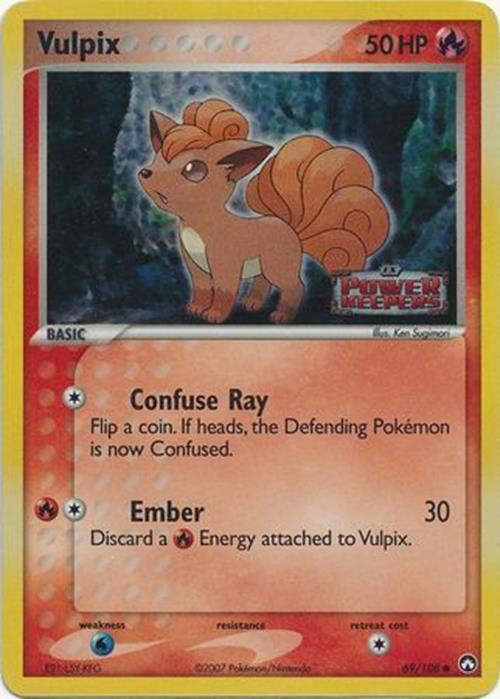 Vulpix (69/108) (Stamped) [EX: Power Keepers] | Galaxy Games LLC