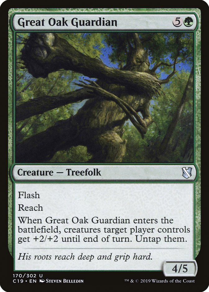 Great Oak Guardian [Commander 2019] | Galaxy Games LLC