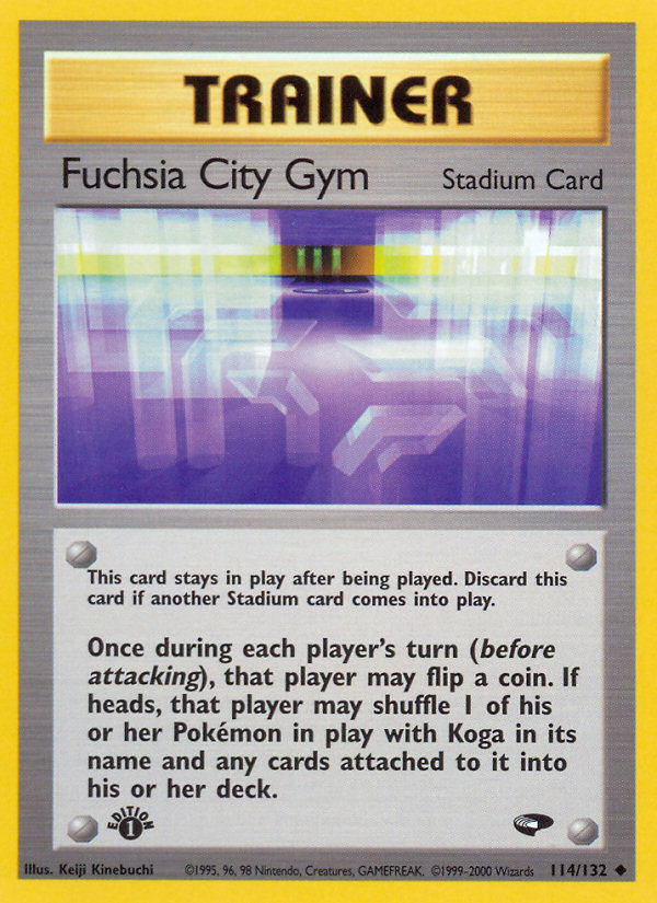 Fuchsia City Gym (114/132) [Gym Challenge 1st Edition] | Galaxy Games LLC