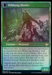 Howlpack Piper // Wildsong Howler [Innistrad: Crimson Vow Prerelease Promos] | Galaxy Games LLC