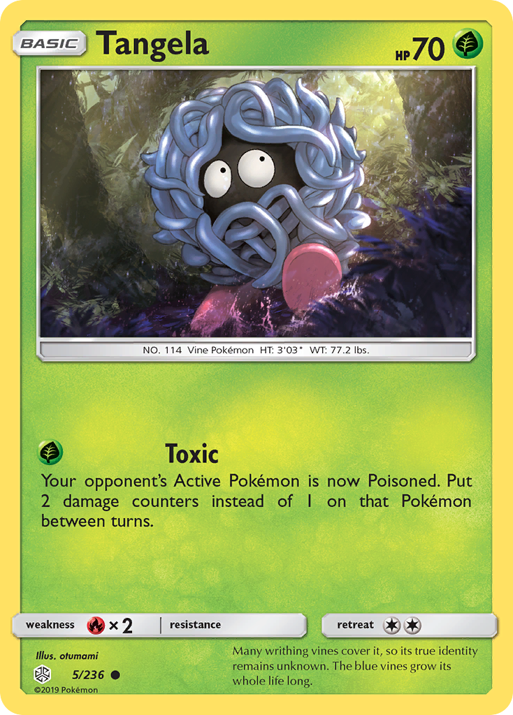 Tangela (5/236) [Sun & Moon: Cosmic Eclipse] | Galaxy Games LLC