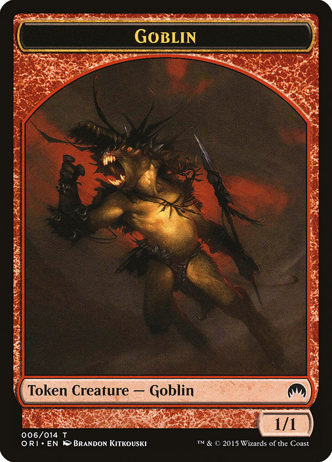 Goblin Token [Magic Origins Tokens] | Galaxy Games LLC