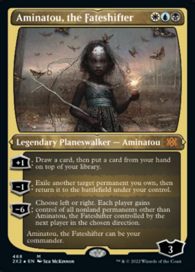Aminatou, the Fateshifter (Foil Etched) [Double Masters 2022] | Galaxy Games LLC