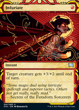 Infuriate (Foil Etched) [Strixhaven: School of Mages Mystical Archive] | Galaxy Games LLC