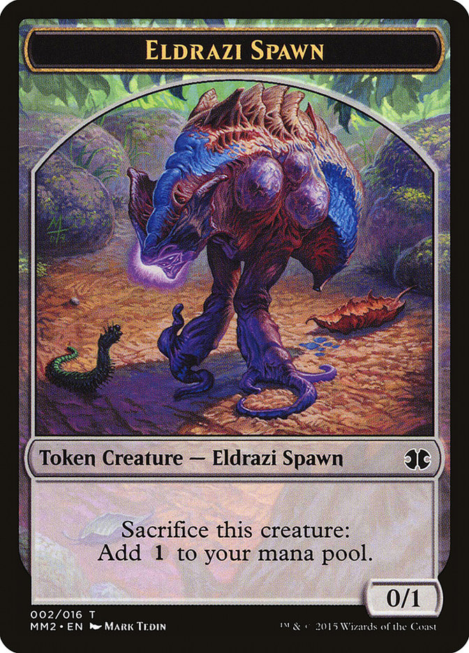 Eldrazi Spawn Token (002/016) [Modern Masters 2015 Tokens] | Galaxy Games LLC