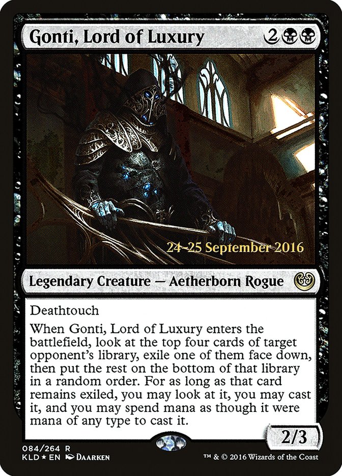 Gonti, Lord of Luxury [Kaladesh Prerelease Promos] | Galaxy Games LLC