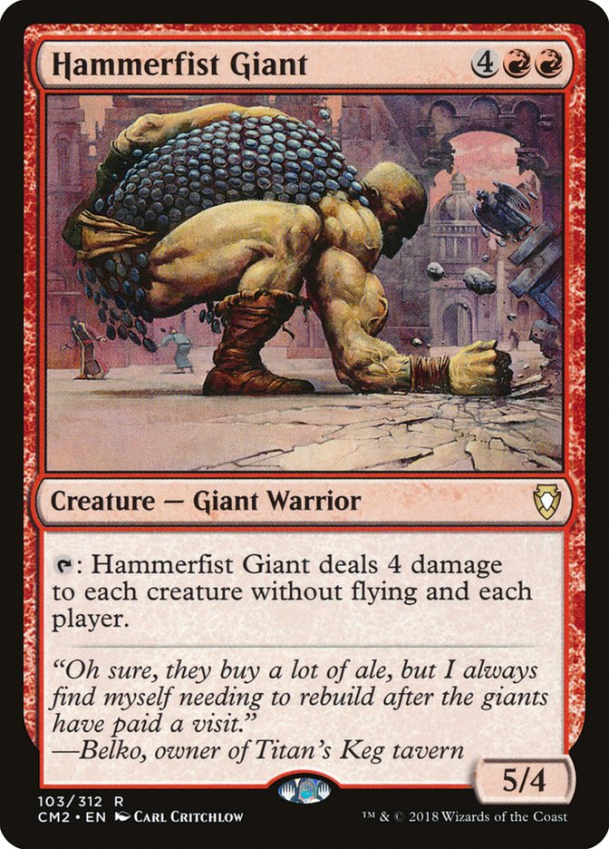 Hammerfist Giant [Commander Anthology Volume II] | Galaxy Games LLC