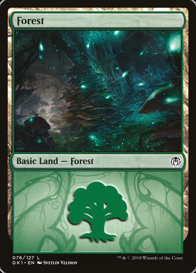 Forest (76) [Guilds of Ravnica Guild Kit] | Galaxy Games LLC