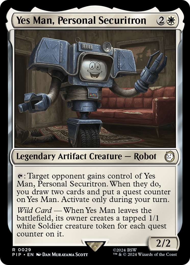 Yes Man, Personal Securitron [Fallout] | Galaxy Games LLC