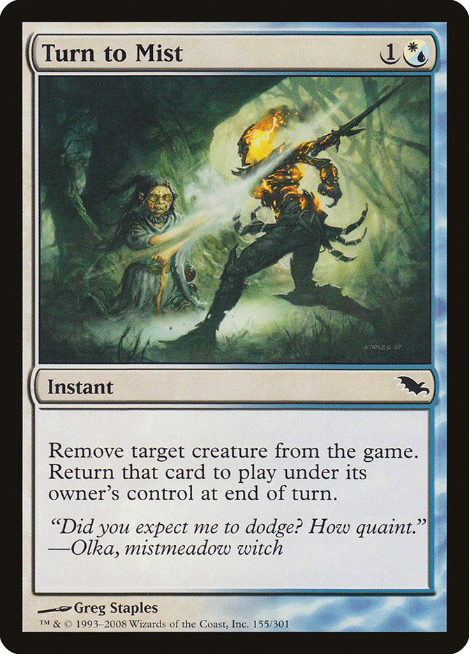 Turn to Mist [Shadowmoor] | Galaxy Games LLC