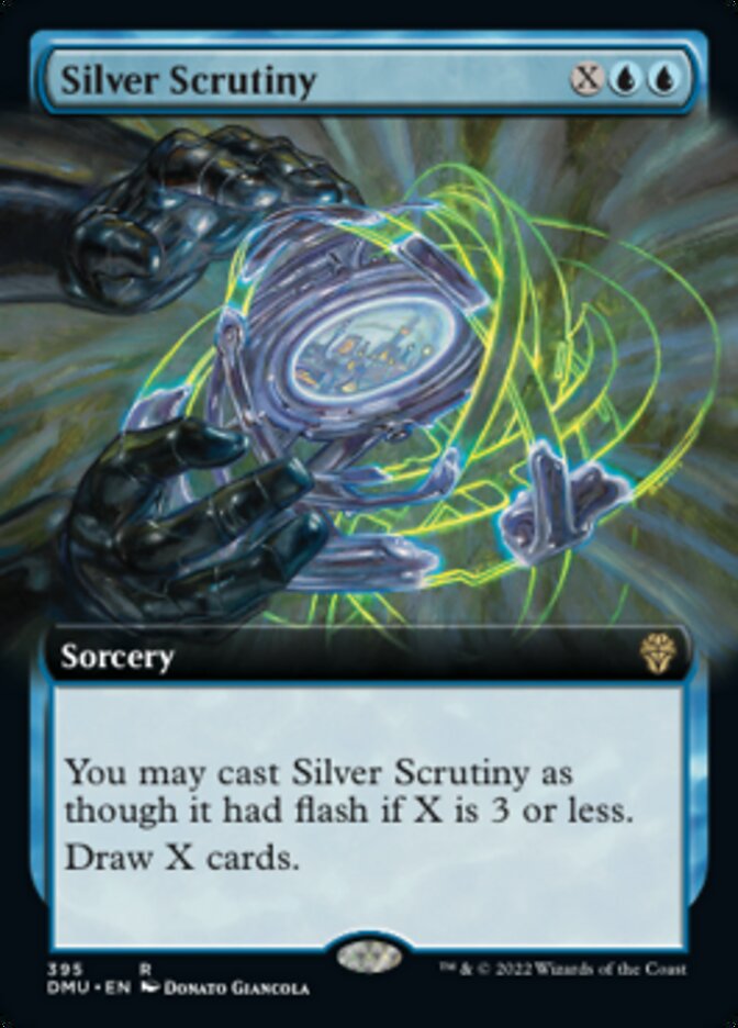 Silver Scrutiny (Extended Art) [Dominaria United] | Galaxy Games LLC