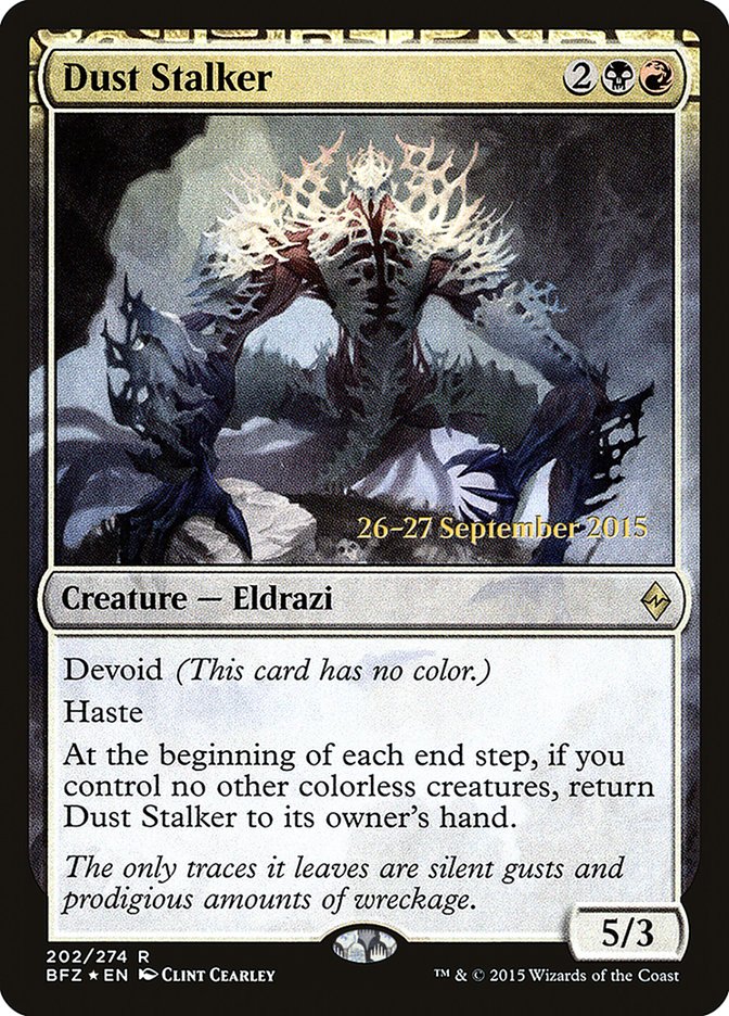 Dust Stalker [Battle for Zendikar Prerelease Promos] | Galaxy Games LLC