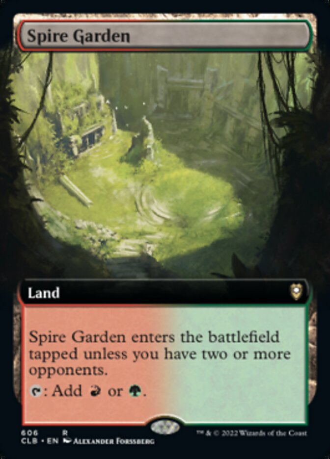 Spire Garden (Extended Art) [Commander Legends: Battle for Baldur's Gate] | Galaxy Games LLC