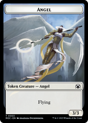 Angel (3) // Demon Double-Sided Token [March of the Machine Commander Tokens] | Galaxy Games LLC