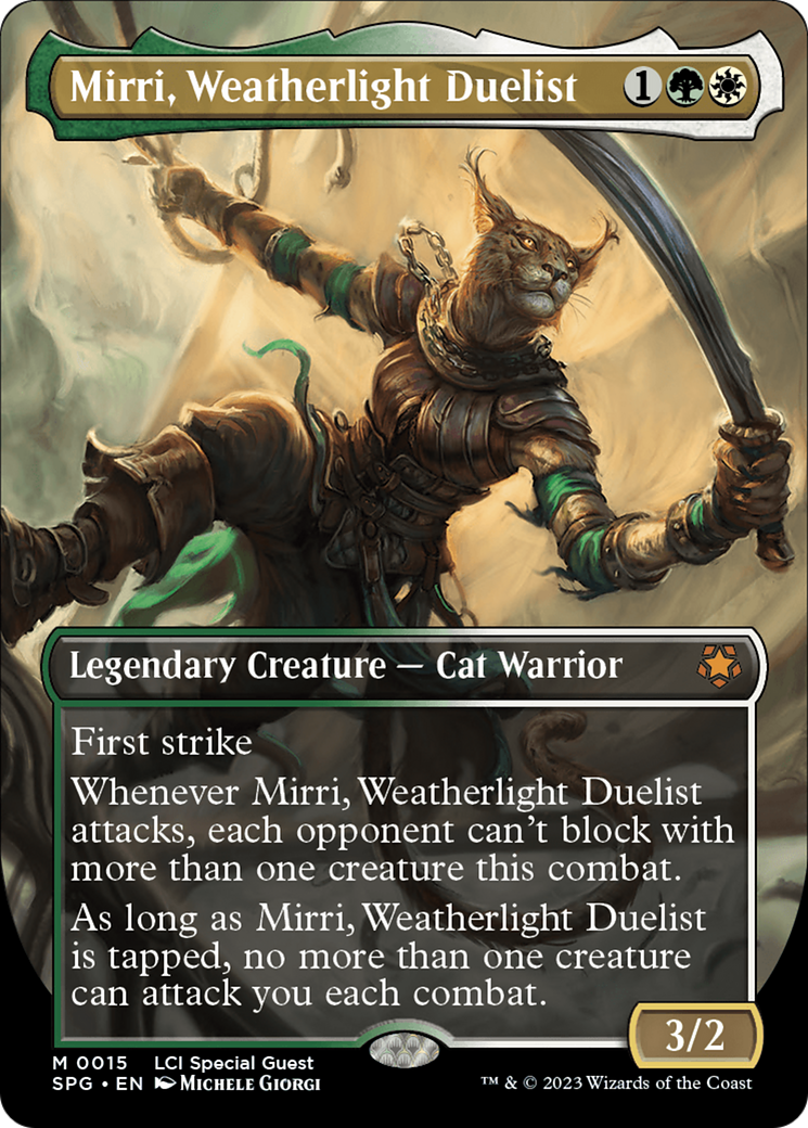 Mirri, Weatherlight Duelist (Borderless) [The Lost Caverns of Ixalan Special Guests] | Galaxy Games LLC