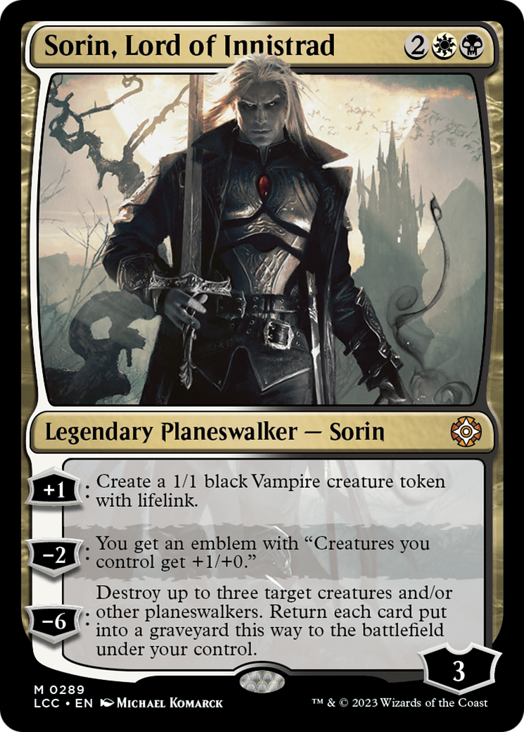 Sorin, Lord of Innistrad [The Lost Caverns of Ixalan Commander] | Galaxy Games LLC