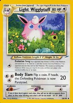 Light Wigglytuff (54/105) [Neo Destiny Unlimited] | Galaxy Games LLC