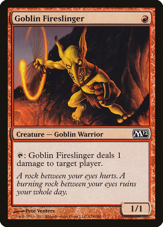 Goblin Fireslinger [Magic 2012] | Galaxy Games LLC