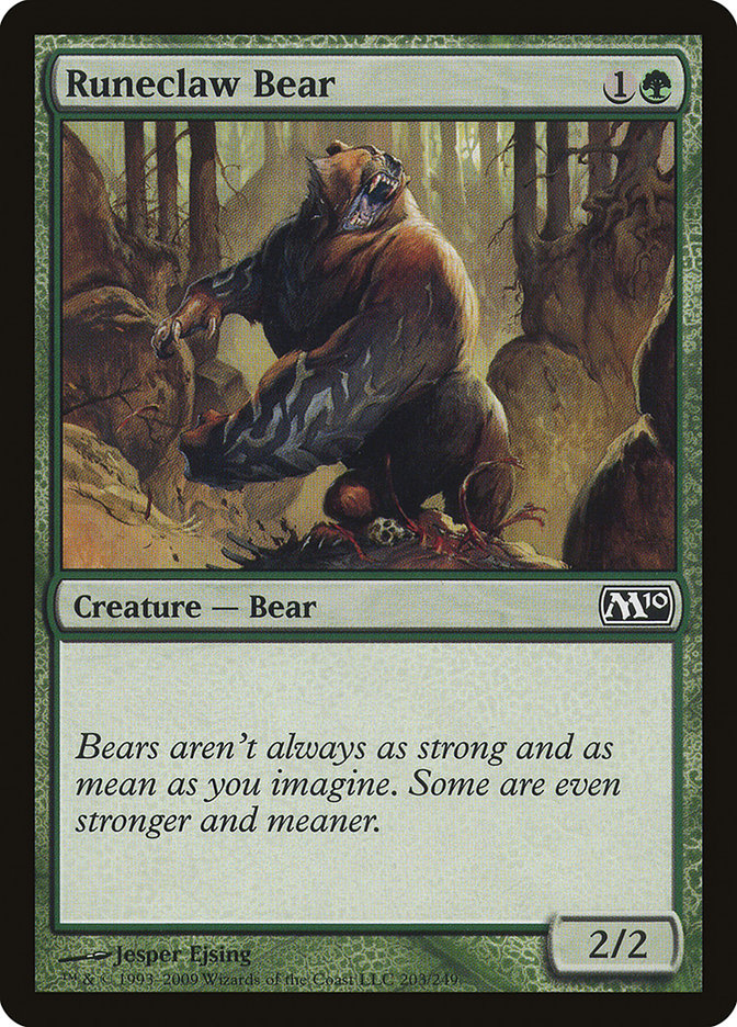 Runeclaw Bear [Magic 2010] | Galaxy Games LLC