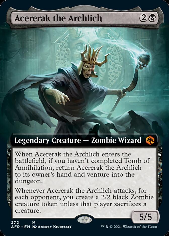 Acererak the Archlich (Extended Art) [Dungeons & Dragons: Adventures in the Forgotten Realms] | Galaxy Games LLC