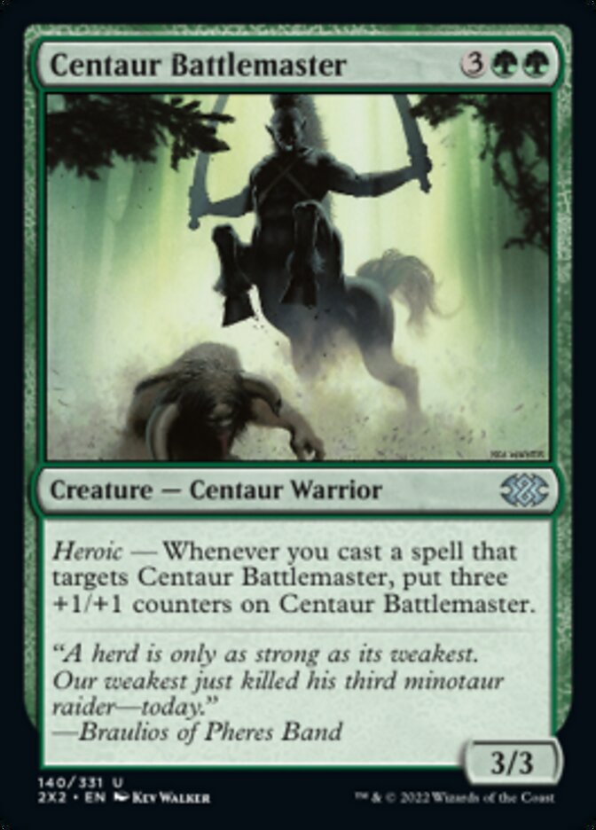 Centaur Battlemaster [Double Masters 2022] | Galaxy Games LLC