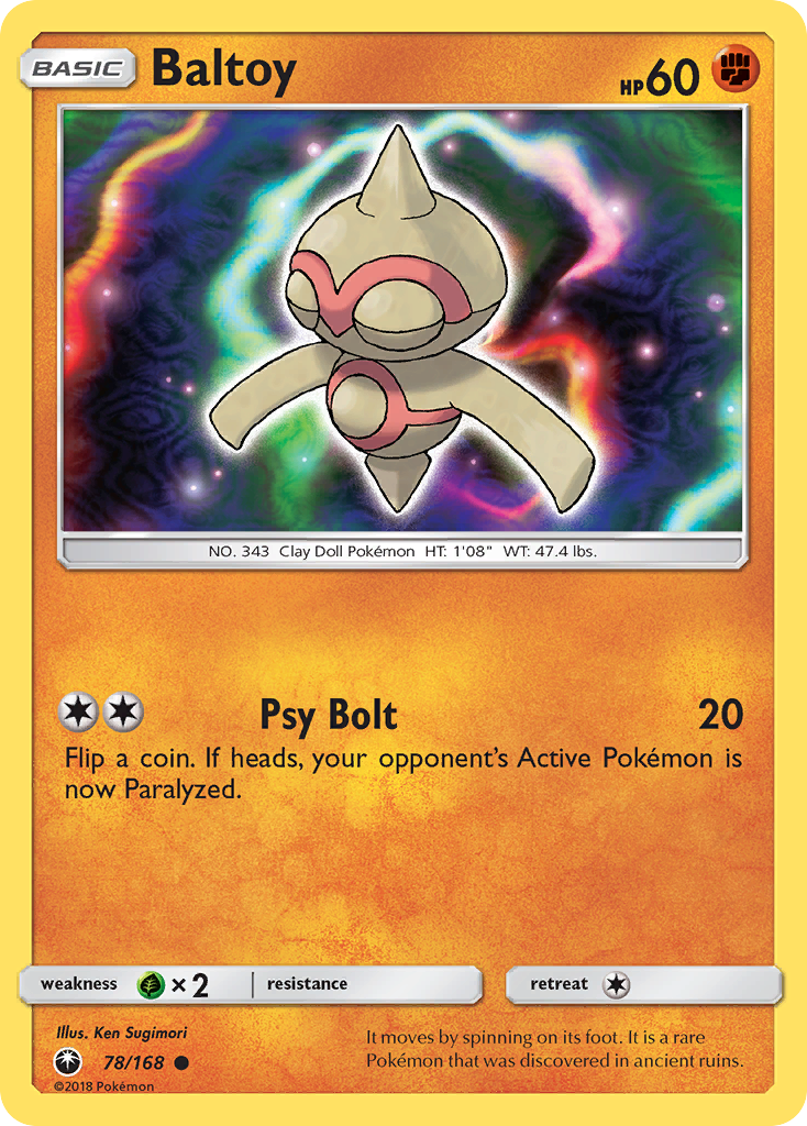 Baltoy (78/168) [Sun & Moon: Celestial Storm] | Galaxy Games LLC