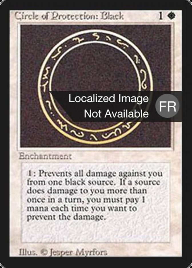 Circle of Protection: Black [Foreign Black Border] | Galaxy Games LLC